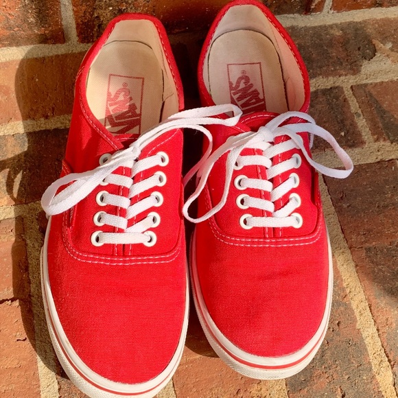 Vans Shoes - Red Vans